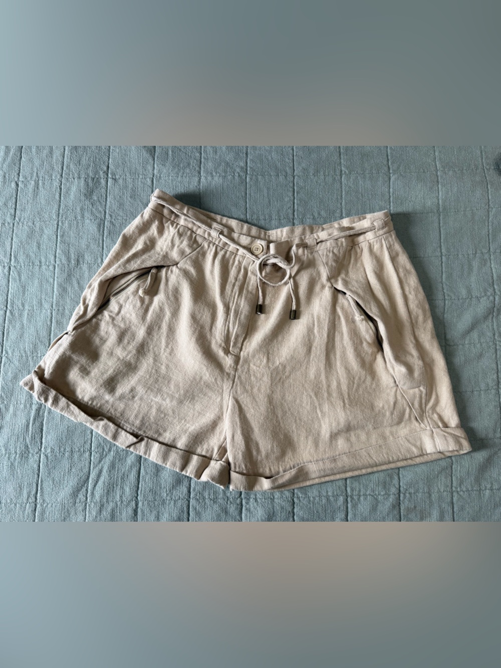 WRAP London Linen Tan Short